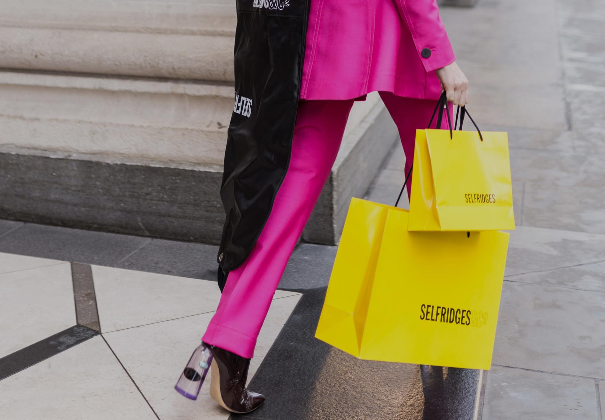 selfridges reusable shopping bag